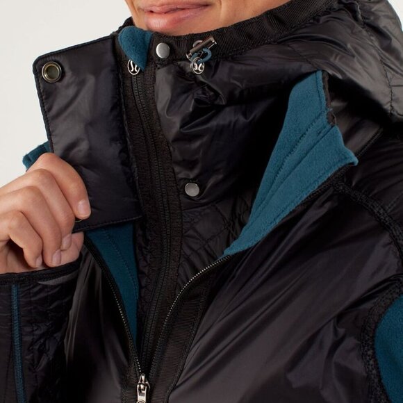 Run: Bundle Up Jacket- Warm Running Jacket- Fleece/ Goose Down- Size 6 - Picture 6 of 16